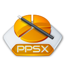 MS PowerPoint PPSX Icon 128x128 png